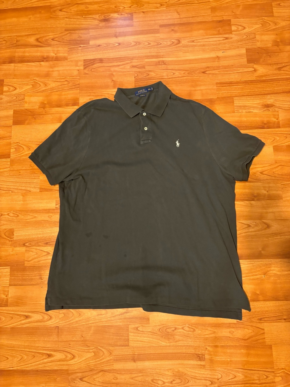 Polo by Ralph Lauren Men's Dark Gray Polo Shirt